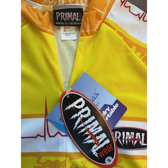 New Primal Spell Out Heart Beat Animals Cycling Jersey - Picture 8 of 9